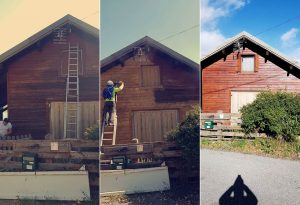 Lasures de chalet à Baratier